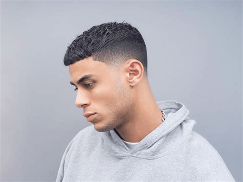 fade curly haircut|best taper fade haircuts men.